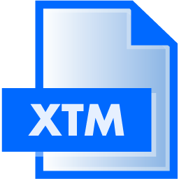 XTM File Extension Icon 256x256 png